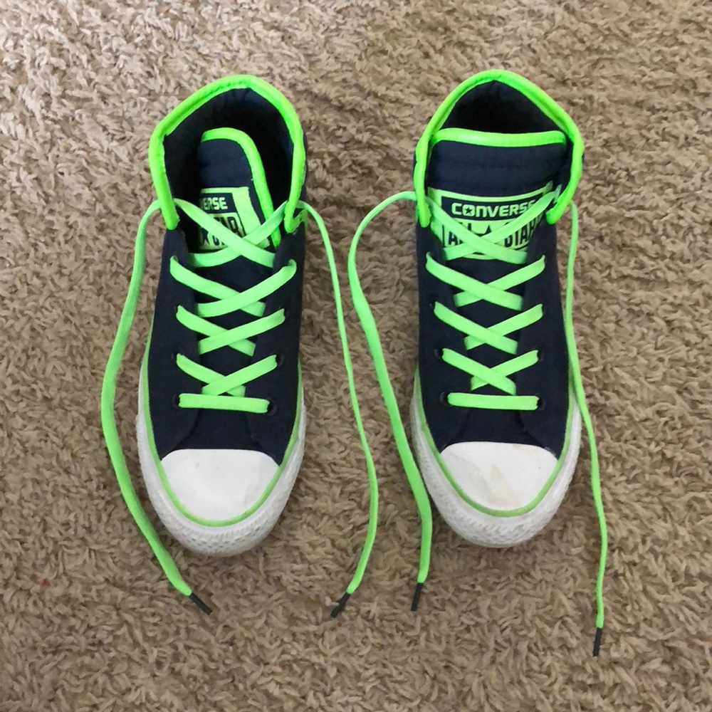 Seahawks customized high tops